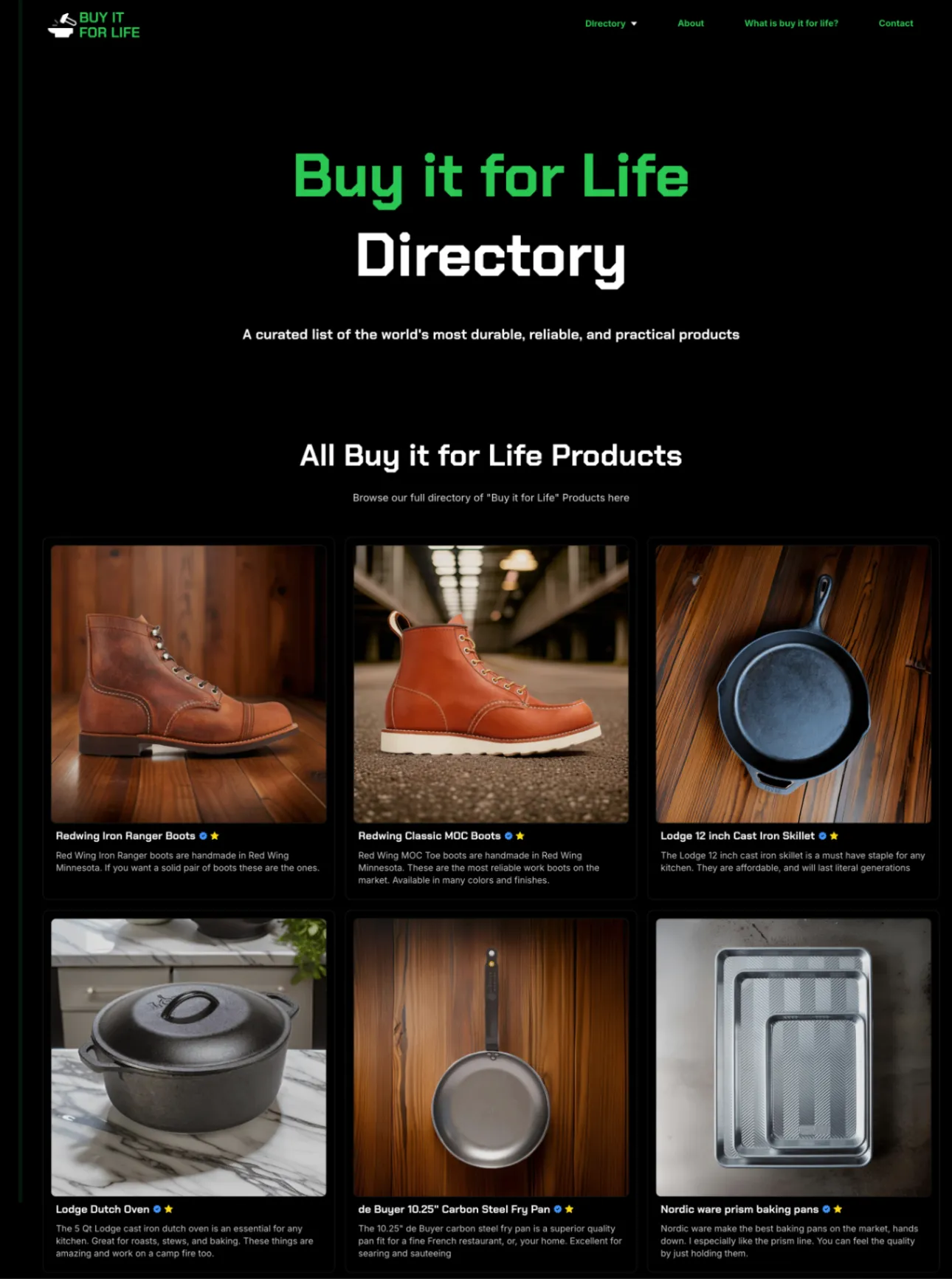 Image attached to the Buy It For Life update