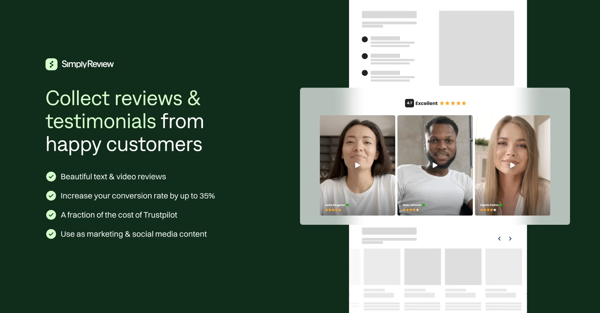 Image attached to the SimplyReview update