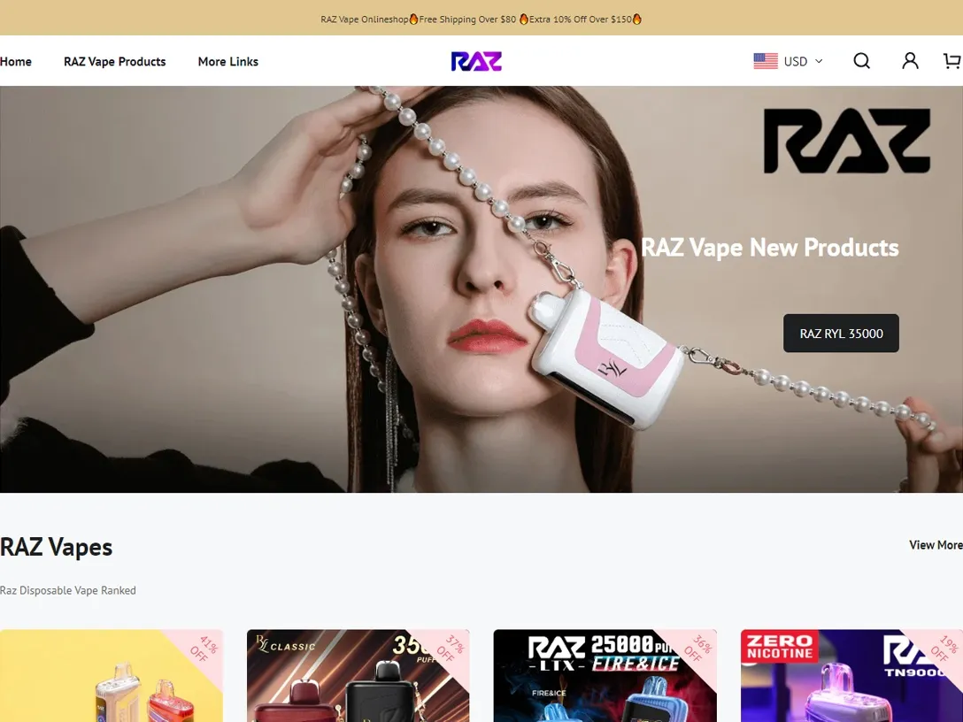Image attached to the Raz Vape update