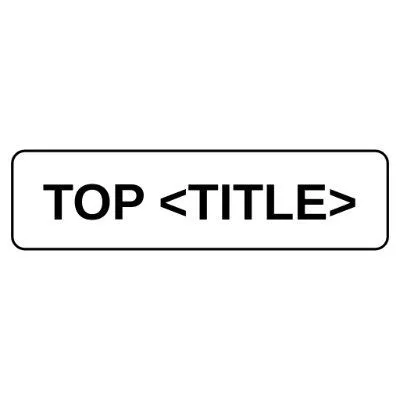 Logo of Top Title